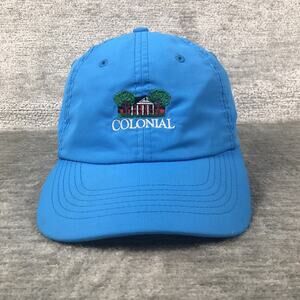 Colonial Golf Hat Cap Strapback Blue Imperial Junior Fit Performance Adjustable